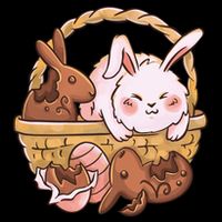 Fat Easter Bunny Cute City Backpack