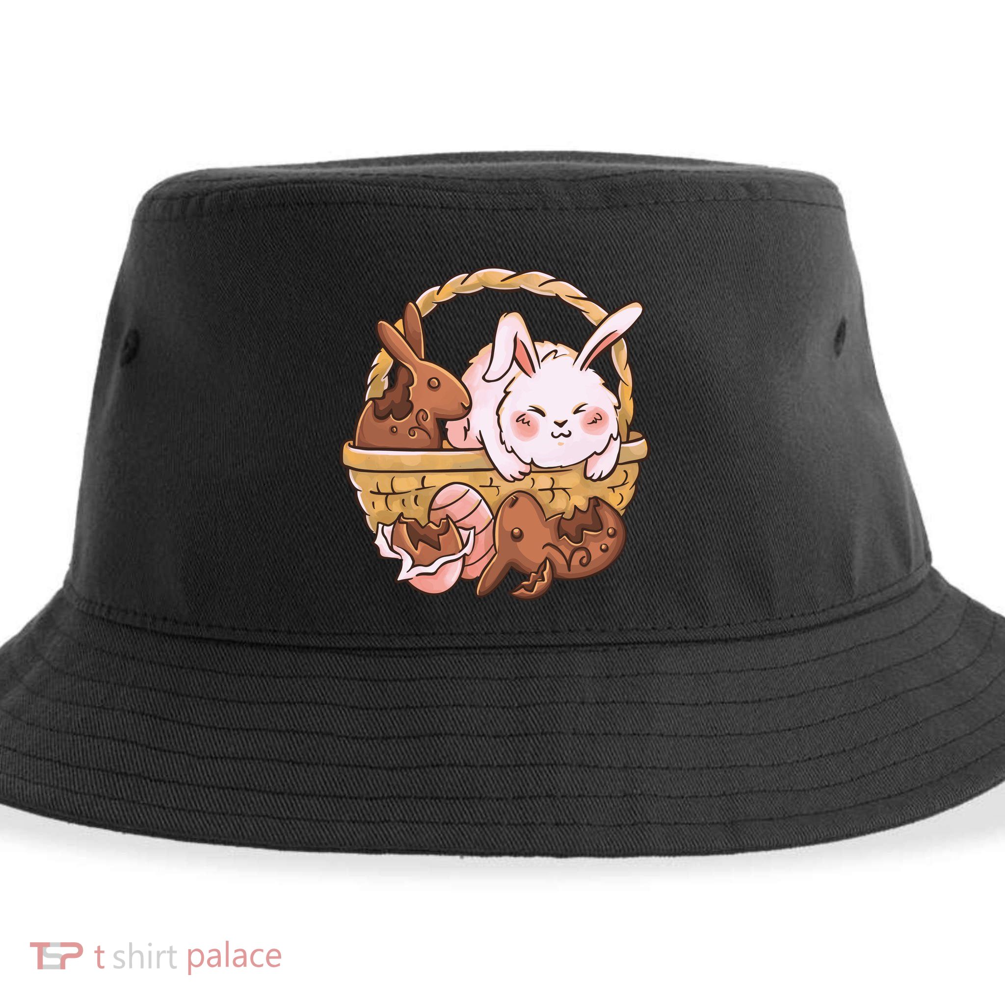 Fat Easter Bunny Cute Sustainable Bucket Hat