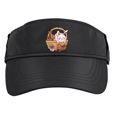 Fat Easter Bunny Cute Adult Drive Performance Visor