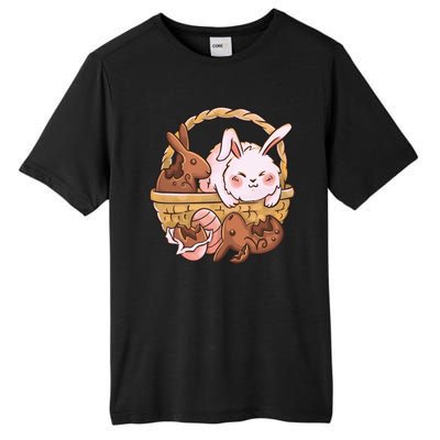 Fat Easter Bunny Cute Tall Fusion ChromaSoft Performance T-Shirt