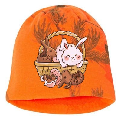 Fat Easter Bunny Cute Kati - Camo Knit Beanie