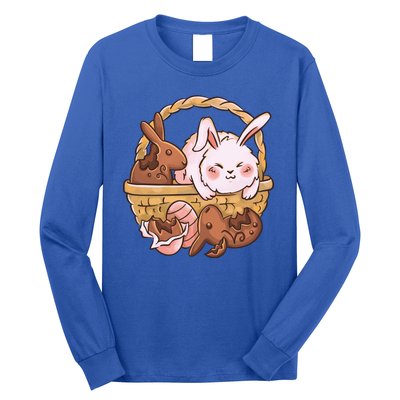 Fat Easter Bunny Cute Long Sleeve Shirt