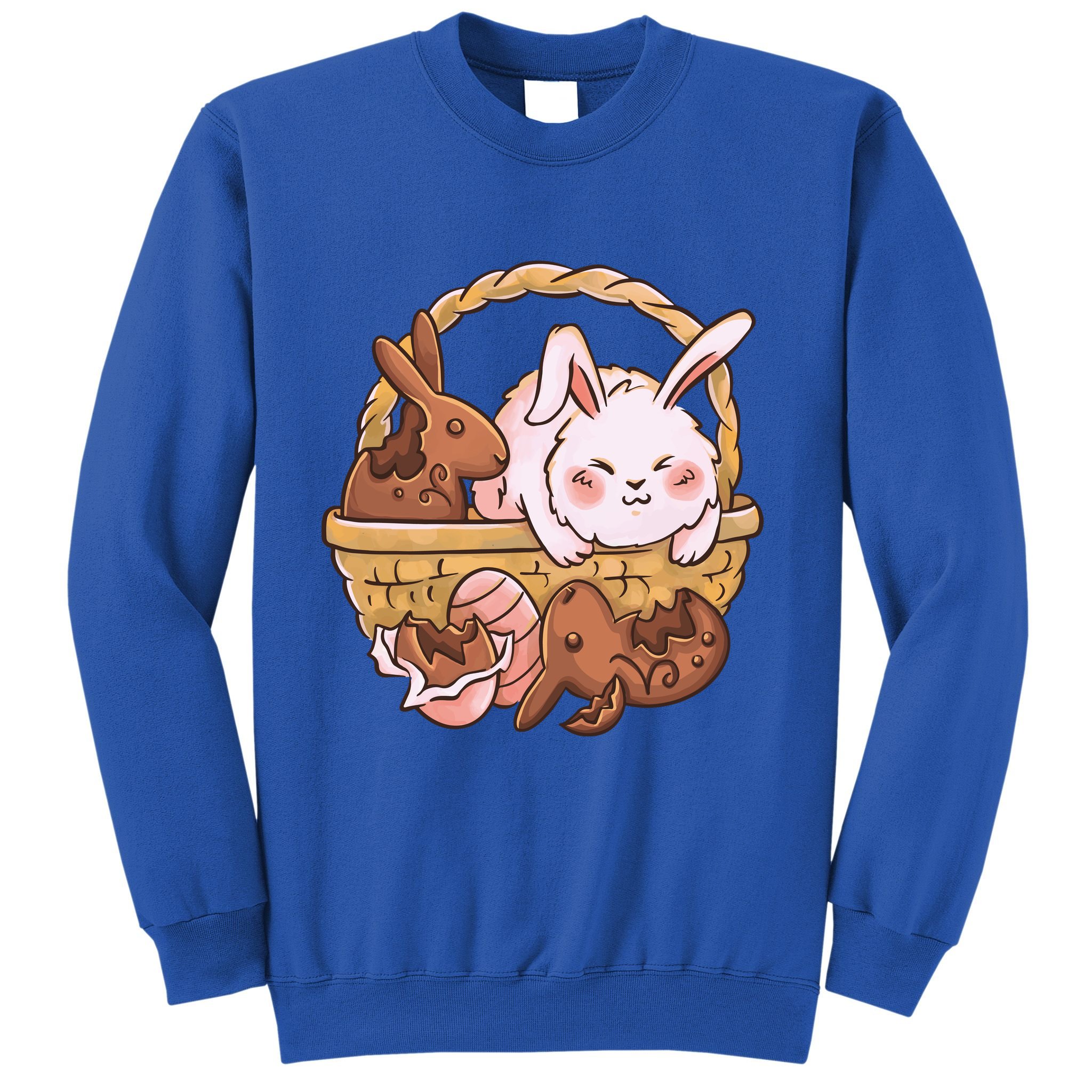 Fat Easter Bunny Cute Sweatshirt