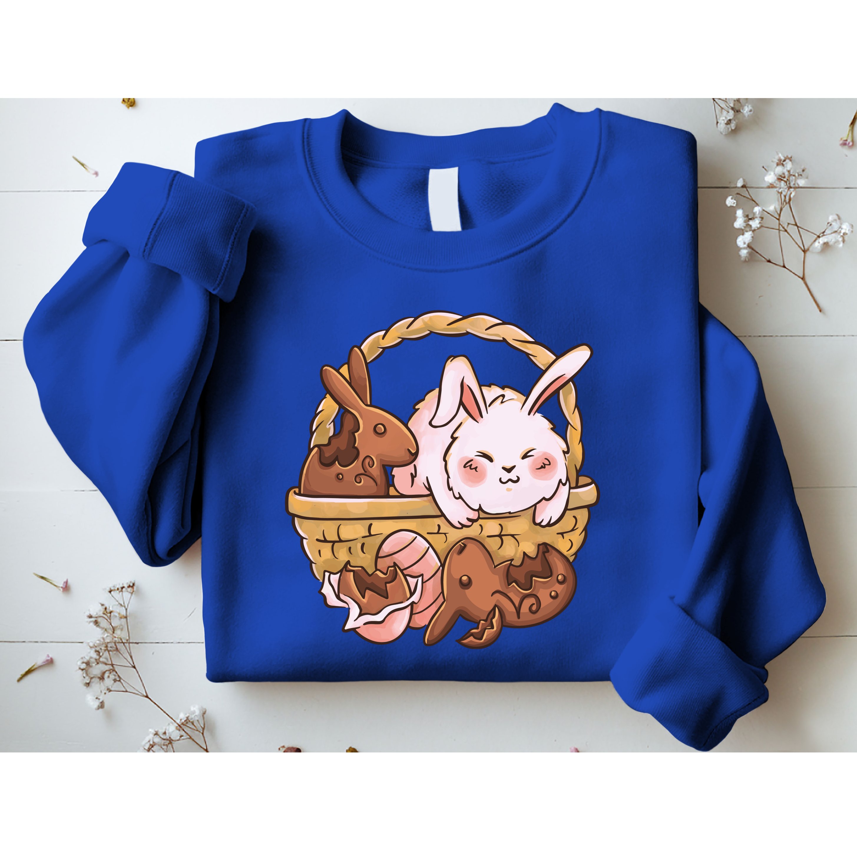Fat Easter Bunny Cute Sweatshirt