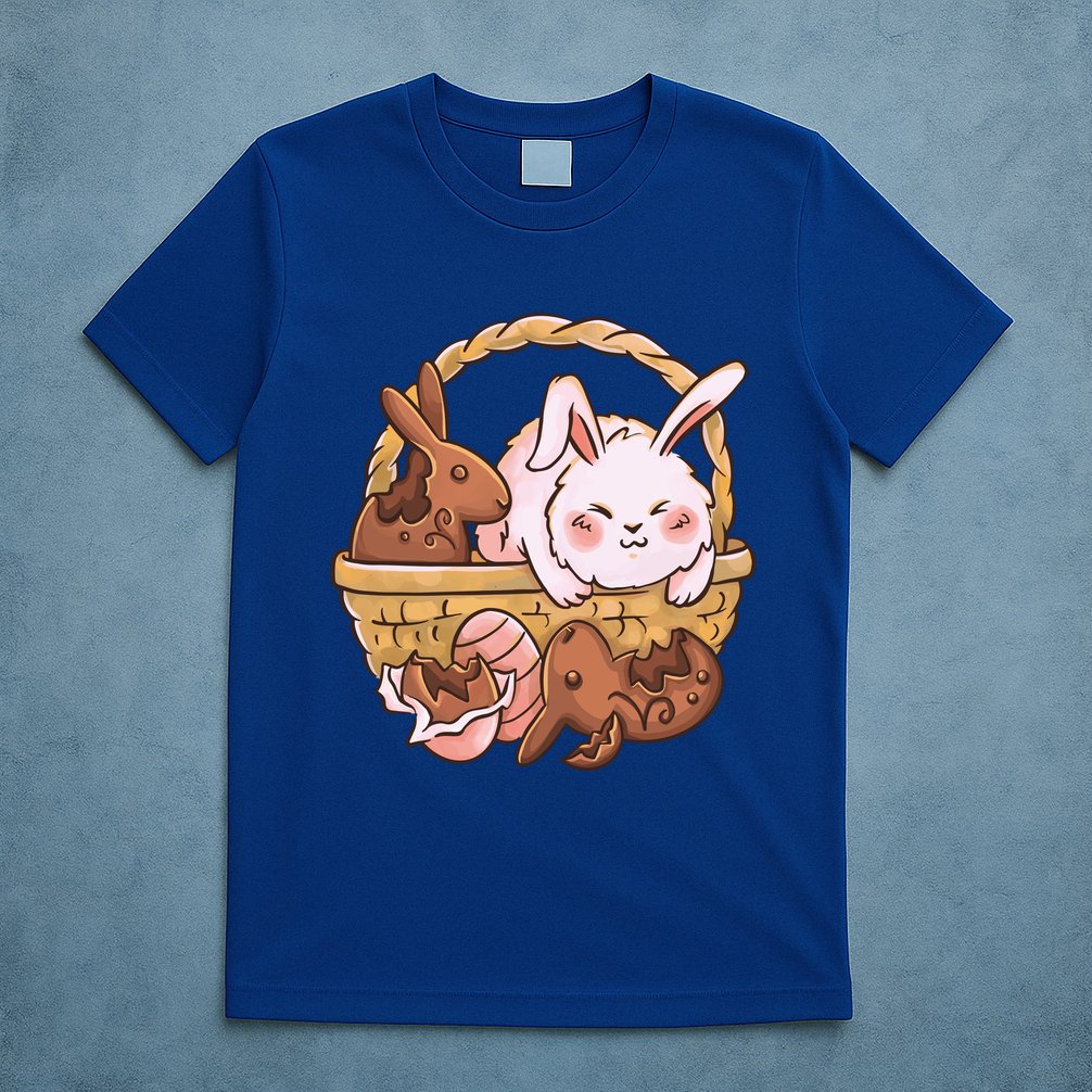 Fat Easter Bunny Cute T-Shirt