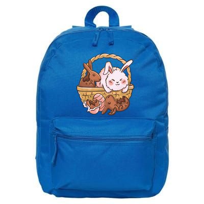 Fat Easter Bunny Cute 16 in Basic Backpack