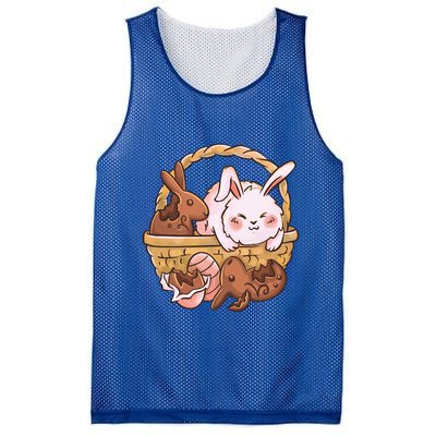 Fat Easter Bunny Cute Mesh Reversible Basketball Jersey Tank
