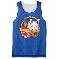 Fat Easter Bunny Cute Mesh Reversible Basketball Jersey Tank