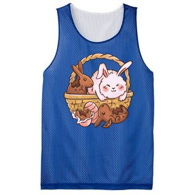 Fat Easter Bunny Cute Mesh Reversible Basketball Jersey Tank