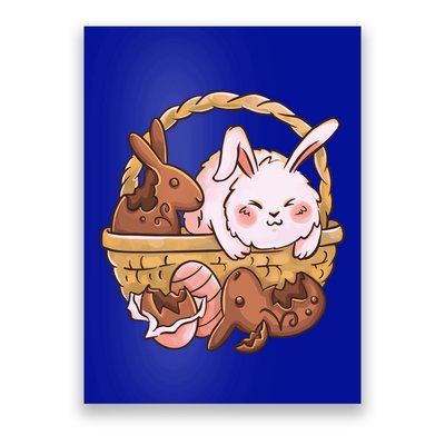 Fat Easter Bunny Cute Poster