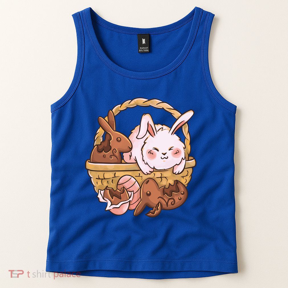 Fat Easter Bunny Cute Tank Top