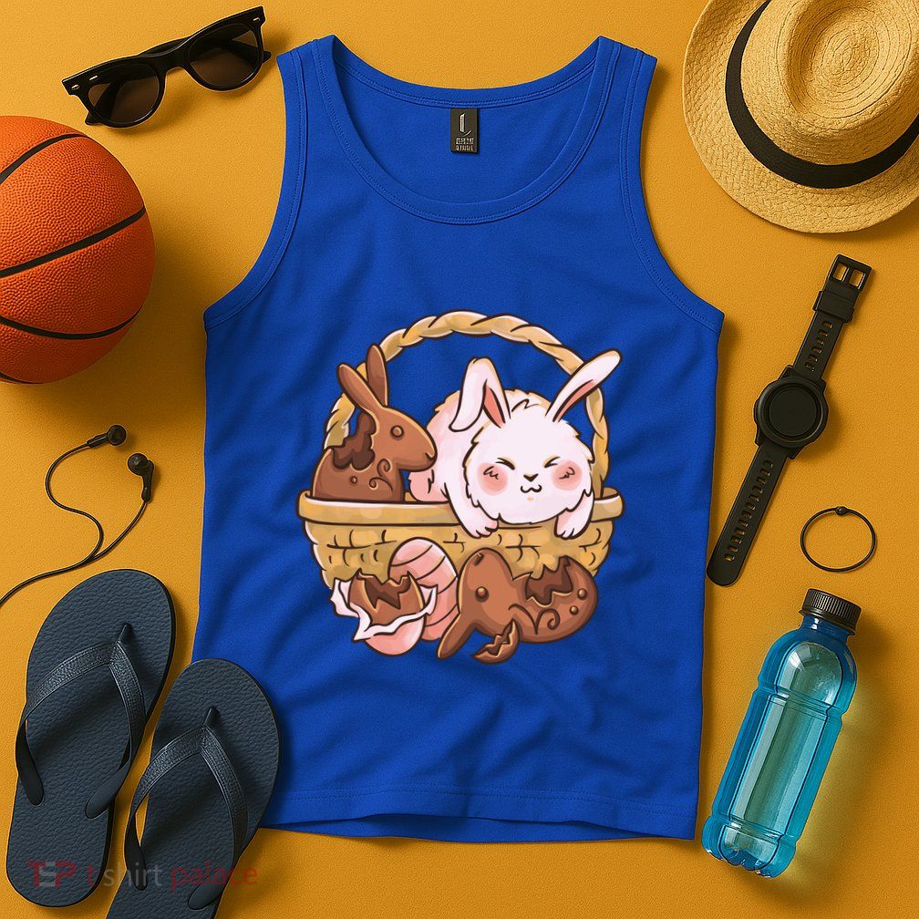 Fat Easter Bunny Cute Tank Top