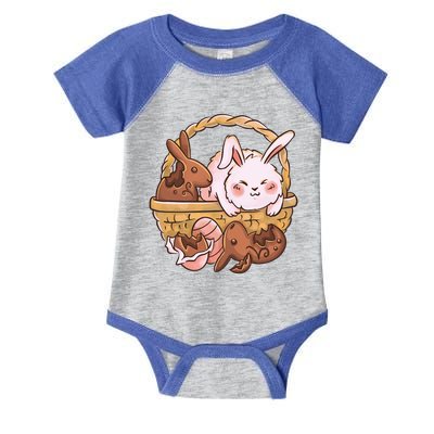 Fat Easter Bunny Cute Infant Baby Jersey Bodysuit