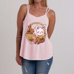 Fat Easter Bunny Cute Women's Strappy Tank