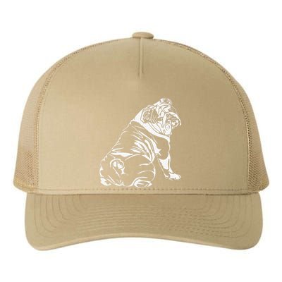 Funny English Bulldog Dog Hund Tee Gift Yupoong Adult 5-Panel Trucker Hat