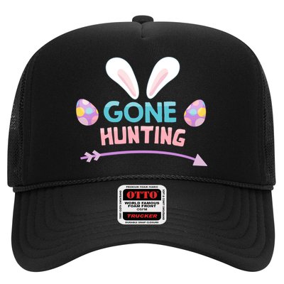 Funny Easter Basket Egg Gone Hunting Funny Gift Trucker Hat