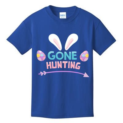 Funny Easter Basket Egg Gone Hunting Funny Gift Kids T-Shirt