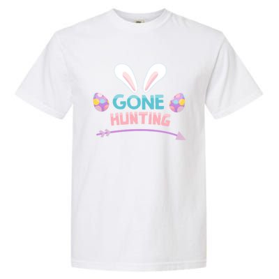 Funny Easter Basket Egg Gone Hunting Funny Gift Garment-Dyed Heavyweight T-Shirt