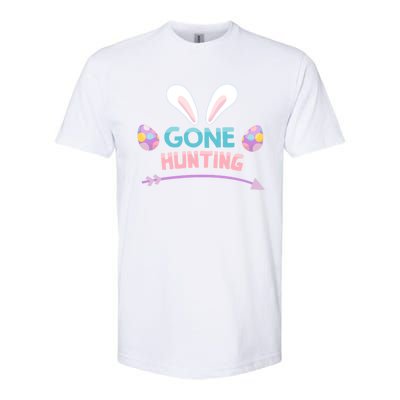 Funny Easter Basket Egg Gone Hunting Funny Gift Softstyle® CVC T-Shirt