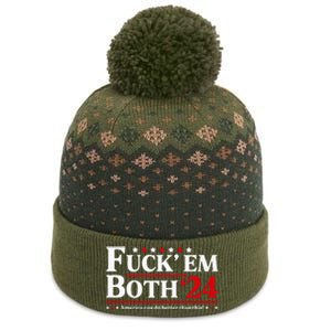 Fuck Em Both 24 America Can Do Better Than This Political The Baniff Cuffed Pom Beanie