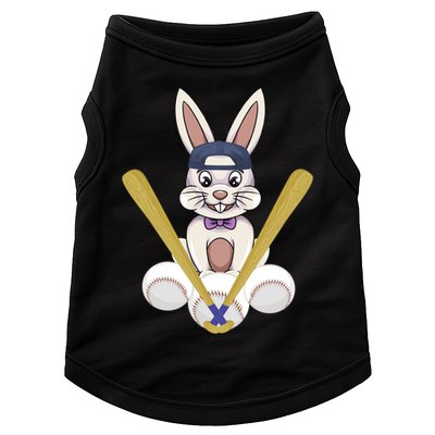Funny Easter Bunny With Baseball Cap Baseball Lover Pitcher Funny Gift Doggie Tank