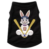 Funny Easter Bunny With Baseball Cap Baseball Lover Pitcher Funny Gift Doggie Tank