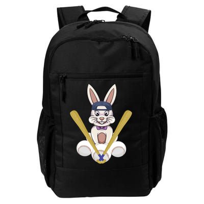 Funny Easter Bunny With Baseball Cap Baseball Lover Pitcher Funny Gift Backpack