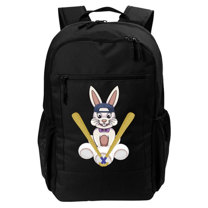 Funny Easter Bunny With Baseball Cap Baseball Lover Pitcher Funny Gift Backpack