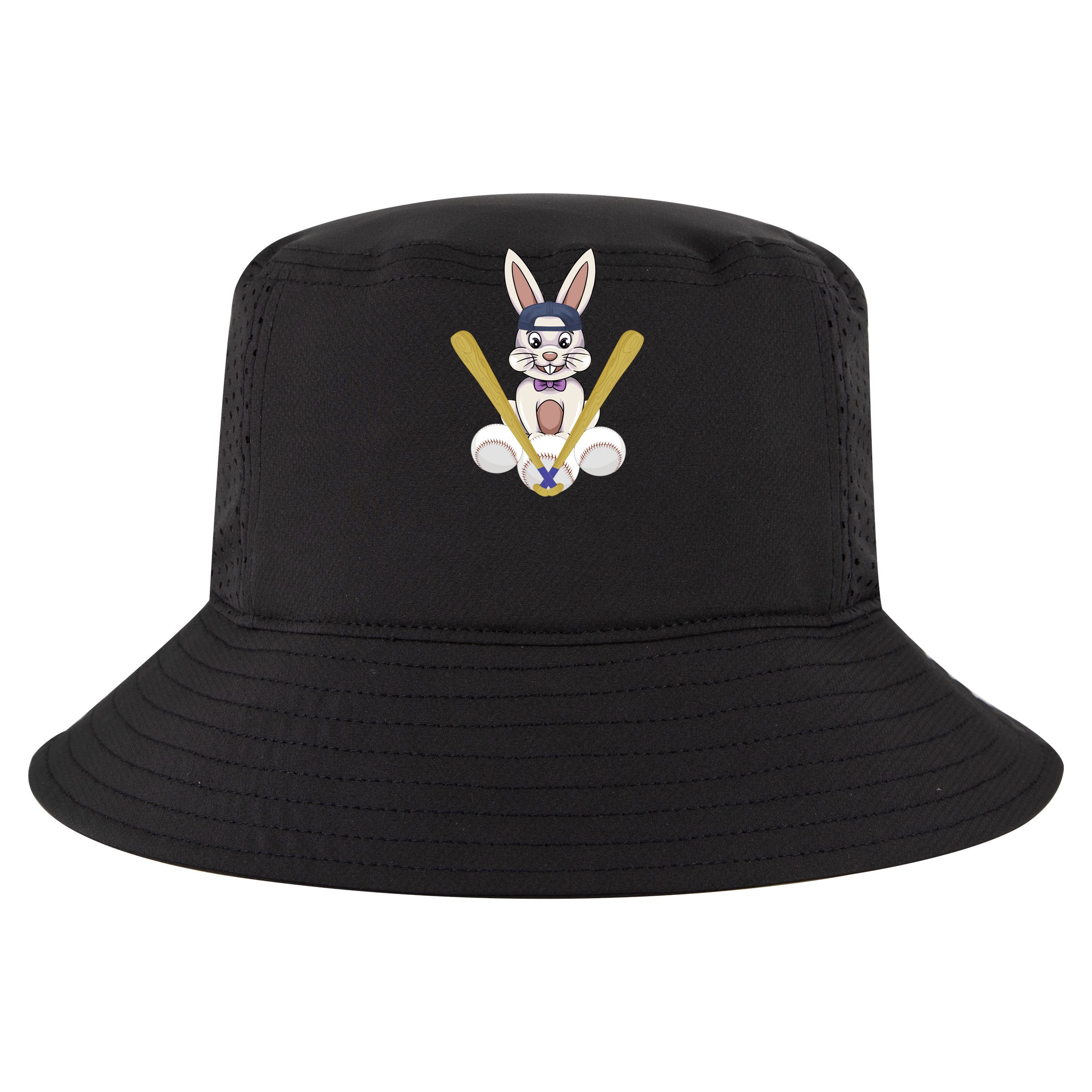 Funny Easter Bunny With Baseball Cap Baseball Lover Pitcher Funny Gift Adult Drive Performance Visor