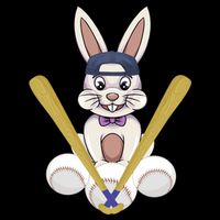 Funny Easter Bunny With Baseball Cap Baseball Lover Pitcher Funny Gift Bucket Hat