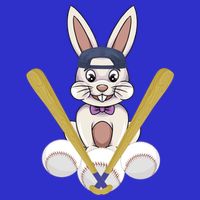 Funny Easter Bunny With Baseball Cap Baseball Lover Pitcher Funny Gift T-Shirt