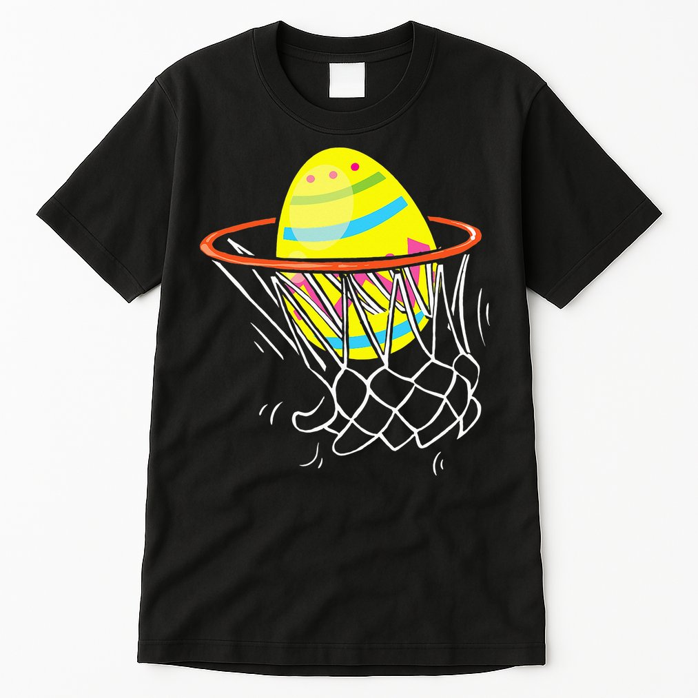 Funny Easter Basketball Egg Hunting Tall T-Shirt