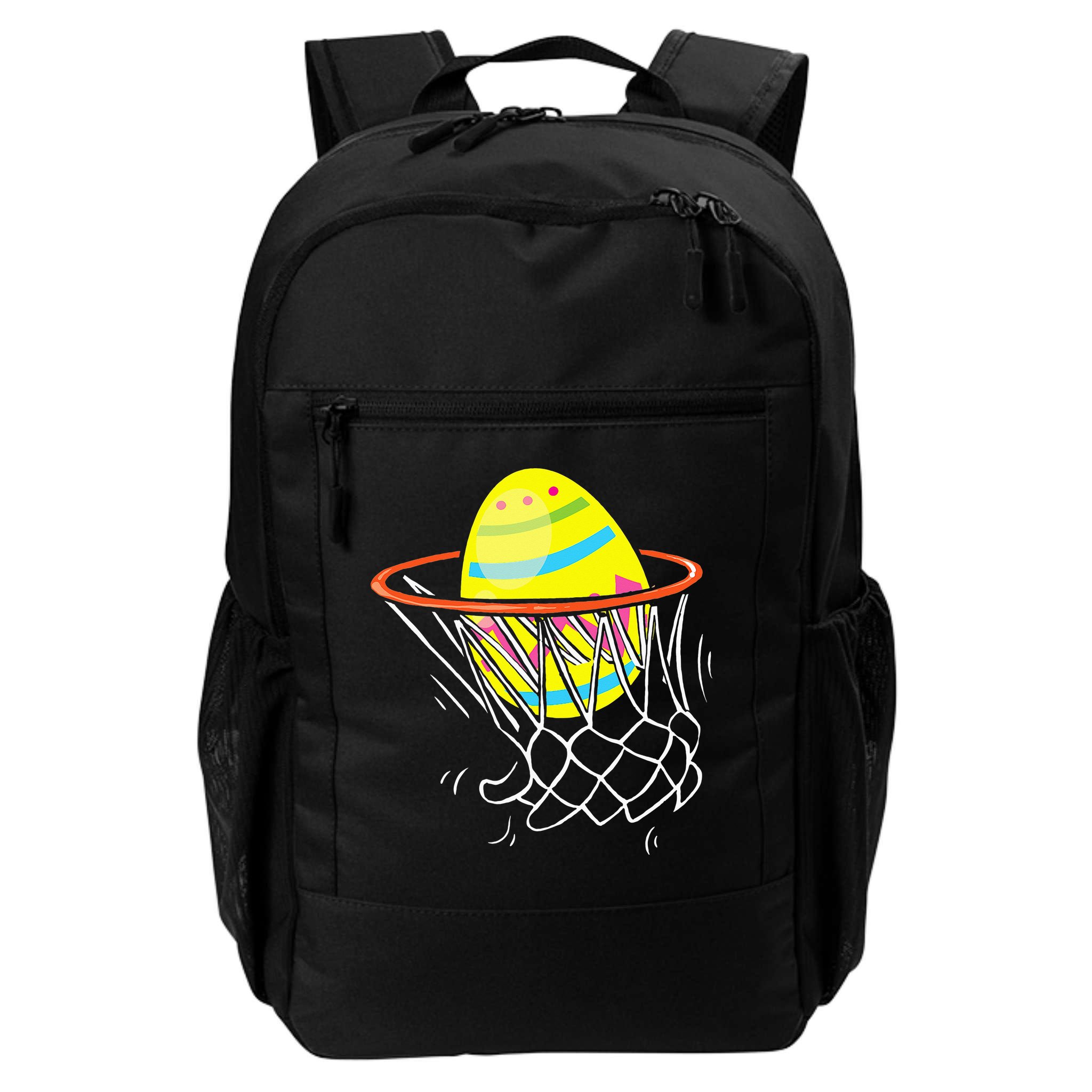 Funny Easter Basketball Egg Hunting Backpack