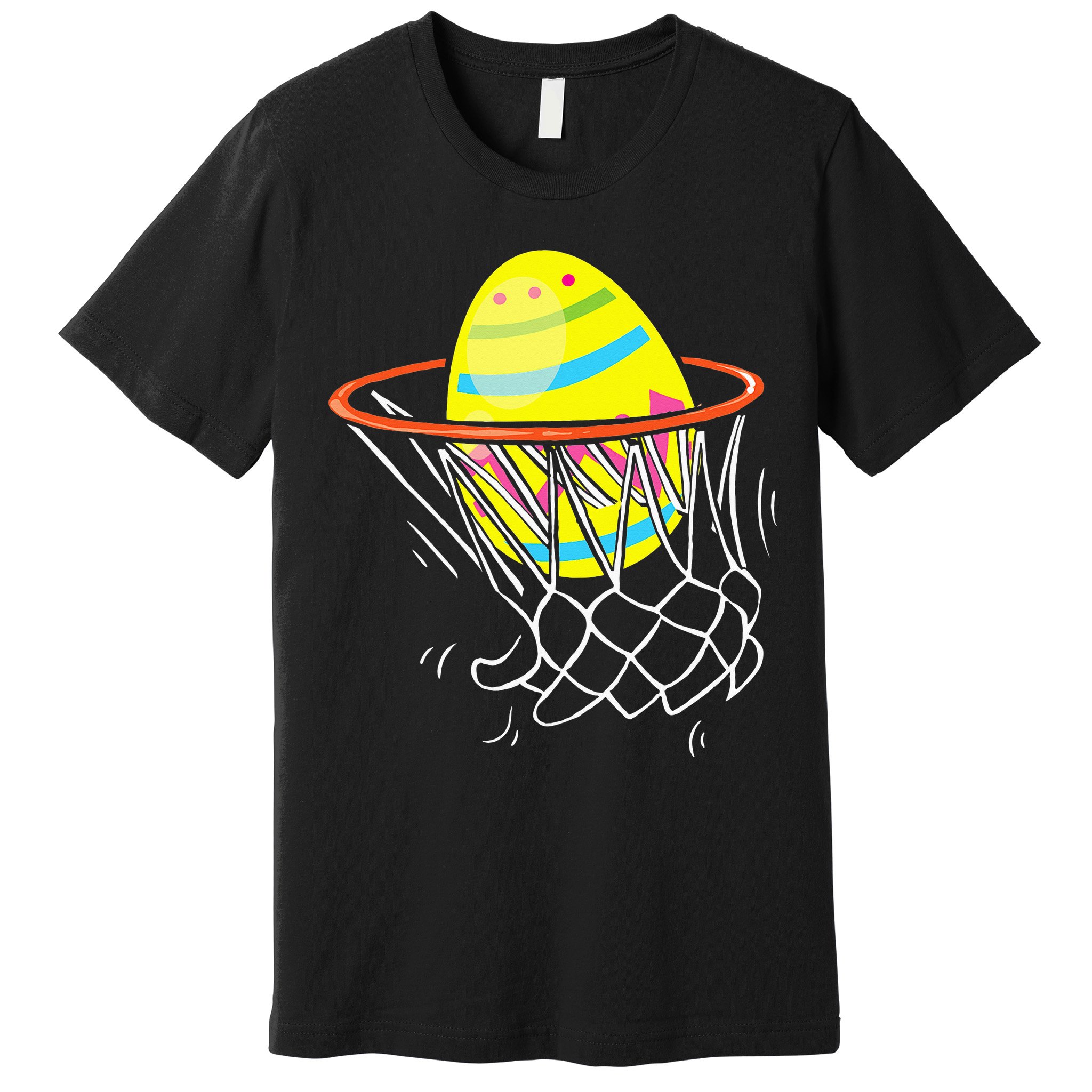 Funny Easter Basketball Egg Hunting Premium T-Shirt