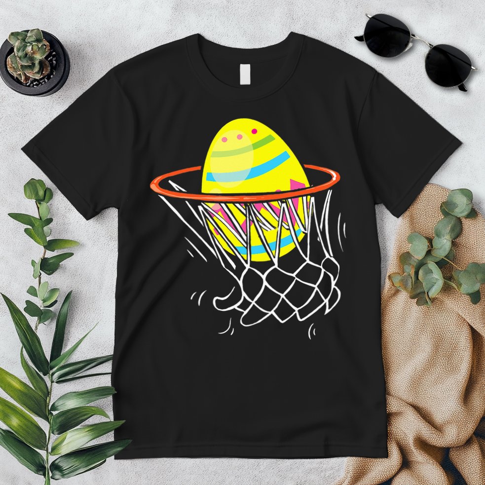 Funny Easter Basketball Egg Hunting Premium T-Shirt