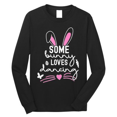 Funny Easter Bunny Ears Dancing Dance Lover Pun Long Sleeve Shirt