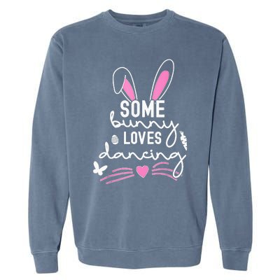 Funny Easter Bunny Ears Dancing Dance Lover Pun Garment-Dyed Sweatshirt