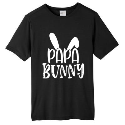 Family Easter Bunny Dad Daddy Happy Easter Papa Bunny Gift Tall Fusion ChromaSoft Performance T-Shirt