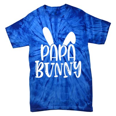 Family Easter Bunny Dad Daddy Happy Easter Papa Bunny Gift Tie-Dye T-Shirt