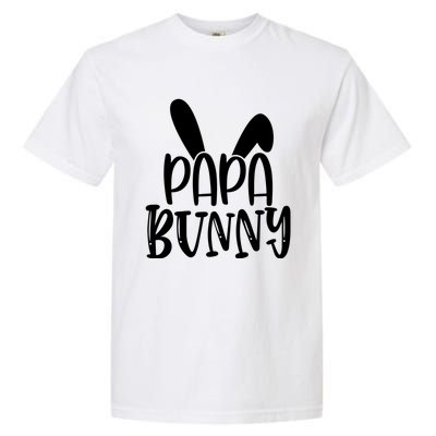 Family Easter Bunny Dad Daddy Happy Easter Papa Bunny Gift Garment-Dyed Heavyweight T-Shirt