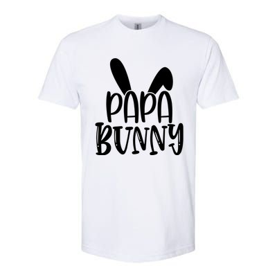 Family Easter Bunny Dad Daddy Happy Easter Papa Bunny Gift Softstyle CVC T-Shirt