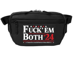 Fuck Em Both 24 America Can Do Better Than This Political Crossbody Pack