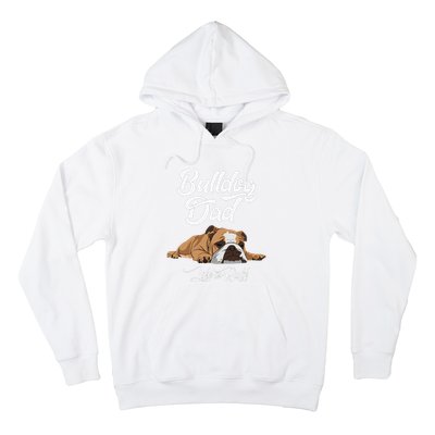 Funny English Bulldog Bulldog Dad Life Is Ruff Hoodie