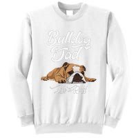 Funny English Bulldog Bulldog Dad Life Is Ruff Sweatshirt