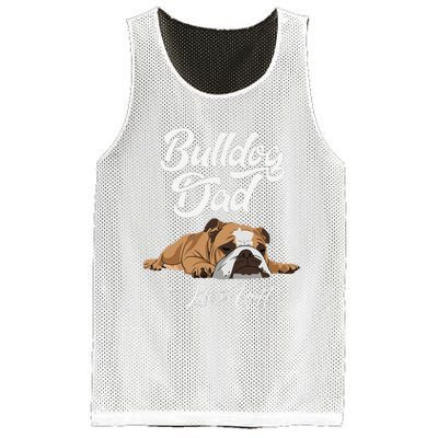 Funny English Bulldog Bulldog Dad Life Is Ruff Mesh Reversible Basketball Jersey Tank