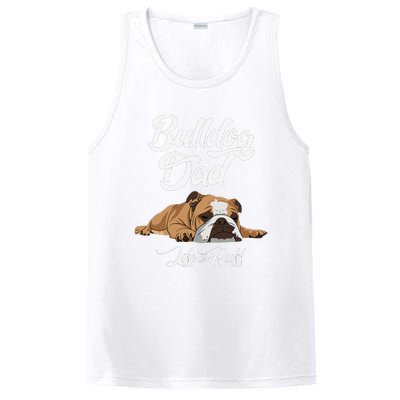 Funny English Bulldog Bulldog Dad Life Is Ruff PosiCharge Competitor Tank