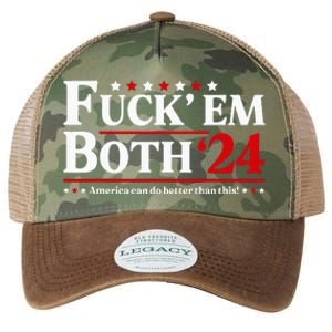 Fuck Em Both 24 America Can Do Better Than This Political Legacy Tie Dye Trucker Hat