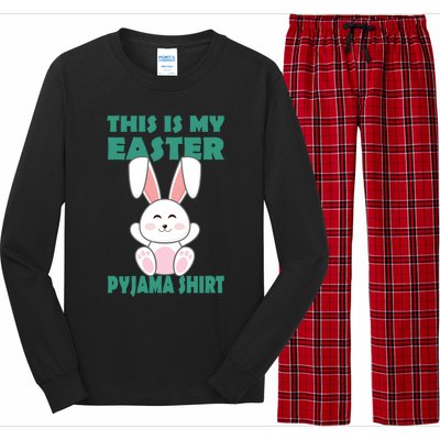 Funny Easter Bunny This Is My Easter Pyjama Cool Gift Long Sleeve Pajama Set