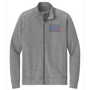 Fuck Em Both 24 America Can Do Better Than This! Stretch Full-Zip Cadet Jacket