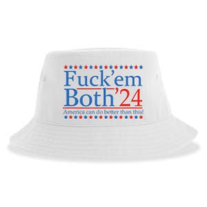 Fuck Em Both 24 America Can Do Better Than This! Sustainable Bucket Hat